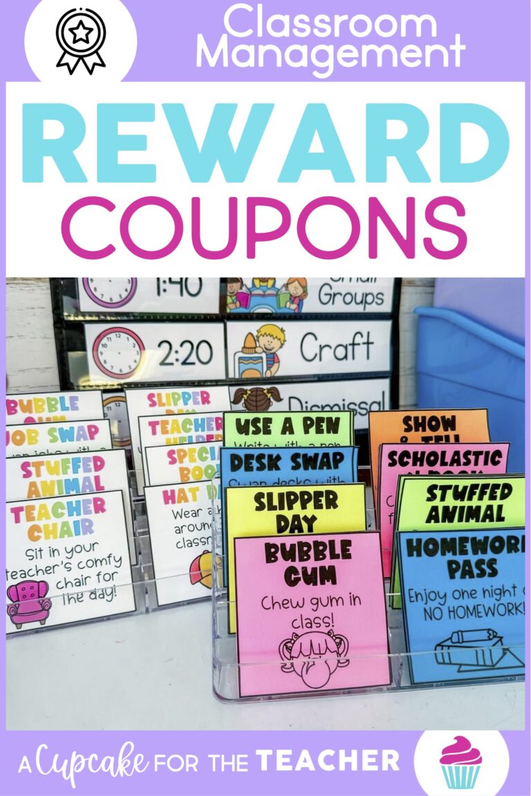 Classroom Reward Coupons