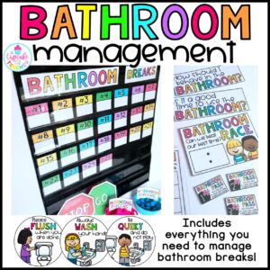 Bathroom Management Chart and Organization