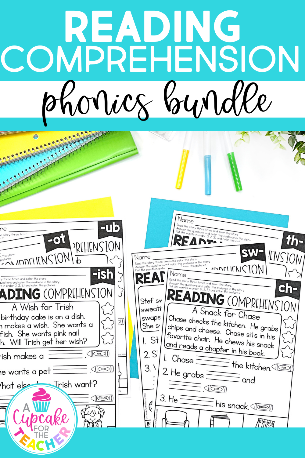 These reading comprehension passages help build phonemic awareness, fluency, and comprehension in little readers.