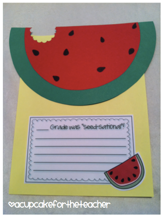 End of Year Craftivity… Take a Bite Out of Summer!!