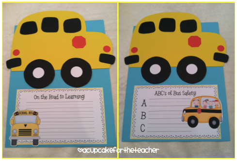 Back to School Bus Craftivity {and a Safety Lesson, Too!}