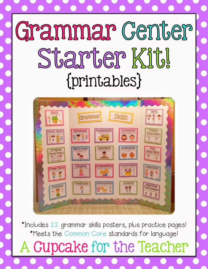 Grammar Center Starter Kit! {Printables} // & TpT Sale!