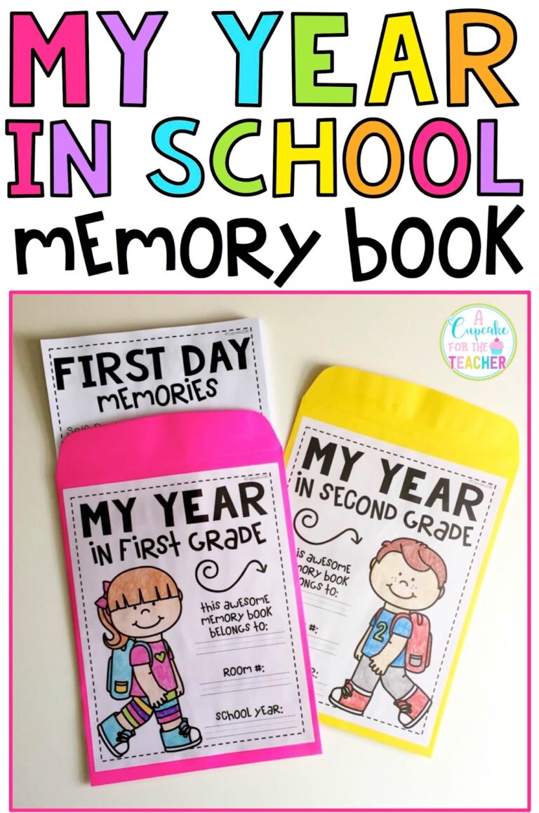 My Year in School Memory Book