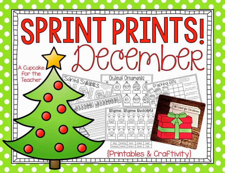 Sprint Prints! December {Printables & Craftivity}… and a GROWING Bundle!!