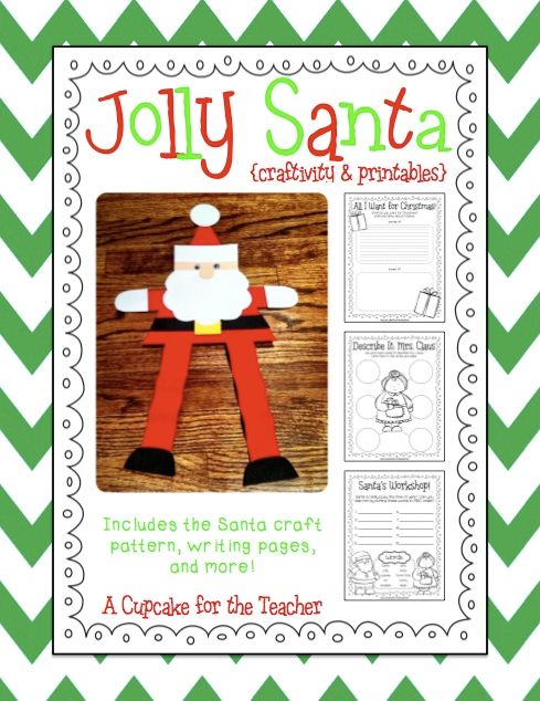 Jolly Santa and Penguin Pals {Craftivities!}