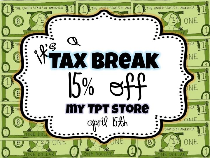 Tax Break Sale!! 15% Off!!